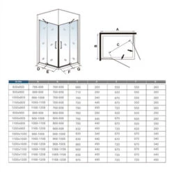 Mampara De Ducha Angular,80x80x195cm, Con Antical,perfilería Negra Mate,estilo Industrial,Cristal Templado De 8 Mm,incluye Barra De Soporte 30 Cm -Mundo Ducha 37452447 5