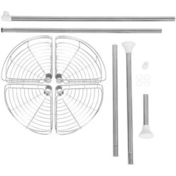 Estante De Ducha Telescópico De Pared Para Baño De Acero Inoxidable. -Mundo Ducha 37983746 5