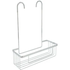 Oryx Cestillo De Baño Para Colgar De Acero Cromado En Griferia, Gifros, Duchas, Bañeras, Color Inox 30x12x38 (alt) Cm. Sin Aguje -Mundo Ducha 39436360 3