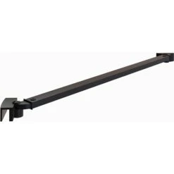 Moments Of Glass Barra Estabilizadora / Barandilla Para Paredes De Ducha E De Walk In De 6mm - 10mm 49 Cm Barra De Estabilizadora De Esquinas 25BM Negro -Mundo Ducha 40004725 2