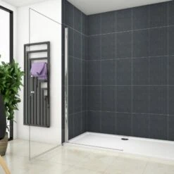 Walk In 1 Hojas Abatible 6mm Vidrio Templado Con Tratamiento Antical,66x195cm,ajustable Entre 64,5-66,5cm -Mundo Ducha 40459521 4