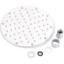 Cabeza De Ducha Acero Inoxidable/ABS, Cromado [QLI-FA-H01] (QLI-FA-H01) -Mundo Ducha 44511560 5