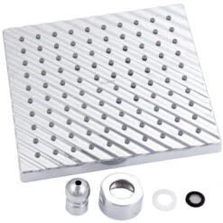 Cabeza De Ducha ABS, Cromado [QLI-FA-H02] (QLI-FA-H02) -Mundo Ducha 44511567 3