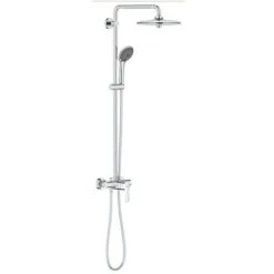 GROHE 27684001 - Sistema De Ducha Con Mezclador De Una Planca, Cromo (Chrome), 260 Mm