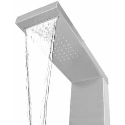 Sistema De Panel De Ducha Acero Inoxidable Cuadrado -Mundo Ducha 51484702 5