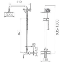Columna De Ducha Art Imex BDAR025 -Mundo Ducha 51803435 4