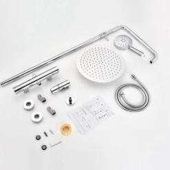 ONECE Grifo De Lavabo, Grifo Baño Monomando Dorado, Grifos Mezclador Para Lavabo Anti-ruido, Grifo Lavabo De Acero Inoxidable 304, Aireador Extraíble, Agua Fría Y Caliente, Válvula De Cerámica, Oro -Mundo Ducha 53282865 5