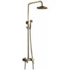 Columna De Ducha Monomando Retro FERRETTI Dorado Envejecido -Mundo Ducha 54430828 1