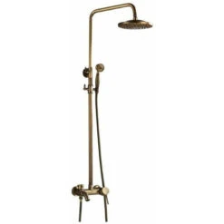 Columna De Ducha Monomando Retro FERRETTI Dorado Envejecido