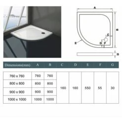 Mamparas De Ducha Semicircular Abatible 6mm Antical 80x80x195cm Con Plato De Ducha -Mundo Ducha 5498357 5