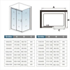 Mamparas De Ducha Corredera Elegante 8mm Antical Angular 105x90x195cm 11 Mamparas De Ducha Corredera Elegante 8mm Antical Angular 105x90x195cm -Mundo Ducha 5498586 5