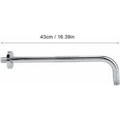 Brazo De Ducha, Tubo Rociador De Acero Inoxidable, 42CM, Montaje Extensible Extraído, Brazo De Lluvia Para Baño -Mundo Ducha 56937282 5