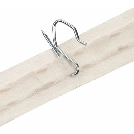 Ganchos Para Cortinas (Paquete De 95-100 Uds) En Zinc De Alta Resistencia - Para Cortinas Gruesas Y Plisadas 4 Ganchos Para Cortinas (Paquete De 95-100 Uds) En Zinc De Alta Resistencia - Para Cortinas Gruesas Y Plisadas - Imagen 2