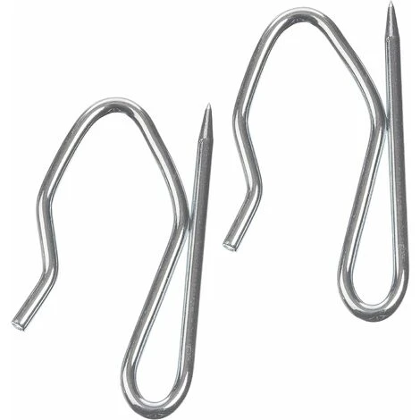 Ganchos Para Cortinas (Paquete De 95-100 Uds) En Zinc De Alta Resistencia - Para Cortinas Gruesas Y Plisadas 7 Ganchos Para Cortinas (Paquete De 95-100 Uds) En Zinc De Alta Resistencia - Para Cortinas Gruesas Y Plisadas - Imagen 5