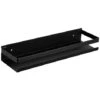 Estante De Ducha Sin Taladrar, Estante De Baño De Acero Inoxidable, Negro Mate - 30 Cm