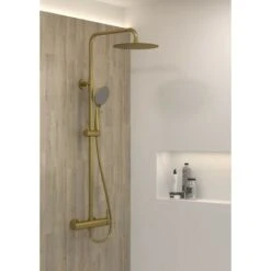 GME Conjunto De Ducha Telescópica INVERTER R ORO Monomando -Mundo Ducha 57163945 4