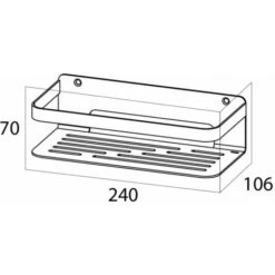 Cesta Para Cuarto De Baño Caddy Plateado 1400030946 Tiger -Mundo Ducha 5749945 3