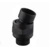 Accesorios De Ducha Alcachofa De Ducha Alcachofa De Ducha Adaptador De Cabeza Esférica Extensión De Brazo De Ducha Ajustable De Latón Montaje Universal Cromo Pulido (PSB101 Negro Mate) -Mundo Ducha 58663614 1