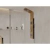 Columna De Ducha De Balneoterapia DALIMA, Lluvia Tropical Y Panel De Bambú - Venta-unica -Mundo Ducha 62714718 1