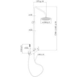 Columna De Ducha Mecánica Luisa Cobre -Mundo Ducha 67374058 4