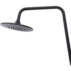 Conjunto Ducha Latón/Zinc - Acero Inoxidable- ABS, Negro, Agua Caliente-Fría, Monomando [QLI-FA-3019] (QLI-FA-3019) -Mundo Ducha 67813849 3