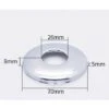 MINKUROW Abrazadera De 26 Mm Tapa De Orificio De Válvula De Acero Cromado Escudo De Grifo Tamaño De 8 Mm (10 Pcs) -Mundo Ducha 68297860 1