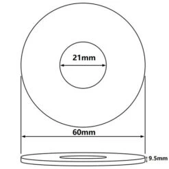 MINKUROW Abrazadera De 21 Mm Tapa De Orificio De Válvula De Acero Cromado Escudo De Grifo Tamaño De 9,5 Mm (10 Pcs) 6 MINKUROW Abrazadera De 21 Mm Tapa De Orificio De Válvula De Acero Cromado Escudo De Grifo Tamaño De 9,5 Mm (10 Pcs) -Mundo Ducha 68298274 2