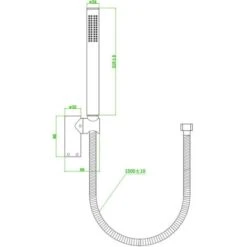 Soporte De Ducha Combinado Luisa Cobre 3 Piezas -Mundo Ducha 69469389 3