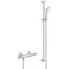 GROHE - Set De Ducha Termostático Precision Trend Con Termostato De Pared Con Barra 920 Mm Cromo -Mundo Ducha 70904803 1