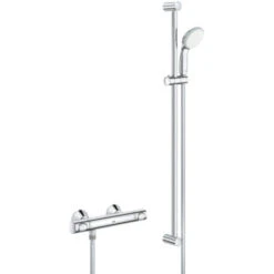 GROHE - Set De Ducha Termostático Precision Trend Con Termostato De Pared Con Barra 920 Mm Cromo