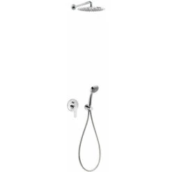 FLAT-TRES 20418002 Kit Ducha Grifo Empotrado FLAT