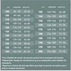 Mampara Ducha Frontal 1 Puerta Corredera + 1 Fijo Vidrio Templado 6mm Antical Transparente 195cm Alto Perfil Negro Mate - 100 Cm (Adaptable 95-99cm) -Mundo Ducha 72641867 4