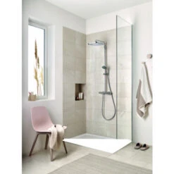 Grohe Barra De Ducha Vitalio Start System 250 Cube Con Mezclador + Teleducha De 2 Chorros (26696000) -Mundo Ducha 73036878 3