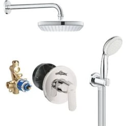 Grohe Conjunto De Ducha Empotrada Eurosmart Cosmopolitan Tempesta Vitalio, Cromo (25219cube)