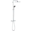 Grohe Columna De Ducha Vitalio Start Ecojoy Con Mezclador Termostático, Ducha Mural De 250 Mm, Dos Rociadores, Cromo (26816000) -Mundo Ducha 73401128 1