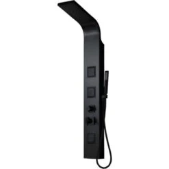 Columna De Ducha Con Hidromasaje TYRA - Negra - 20x150 Cm - Venta-unica -Mundo Ducha 74130974 3