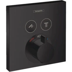Hansgrohe Conjunto De Ducha Raindance E300 Negro Mate Con Conjunto De Acabado ShowerSelect (RaindanceNoirMat-1) -Mundo Ducha 75727309 4