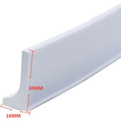 Protector De Agua De Ducha Plegable De 100 Cm, Barrera De Presa De Agua Umbral De Ducha Umbral De Tapón De Agua De Ducha Para Cabina De Ducha, Retenedor De Mantenimiento Seco Para Separación Húmeda Y