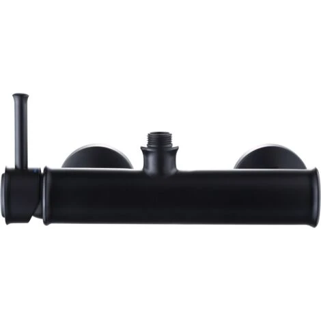 Conjunto De Ducha - Ducha De Lluvia De 20 Cm - Con Grifo Monomando De Ducha - Negro - Para Zurdos 5 Conjunto De Ducha - Ducha De Lluvia De 20 Cm - Con Grifo Monomando De Ducha - Negro - Para Zurdos - Imagen 3