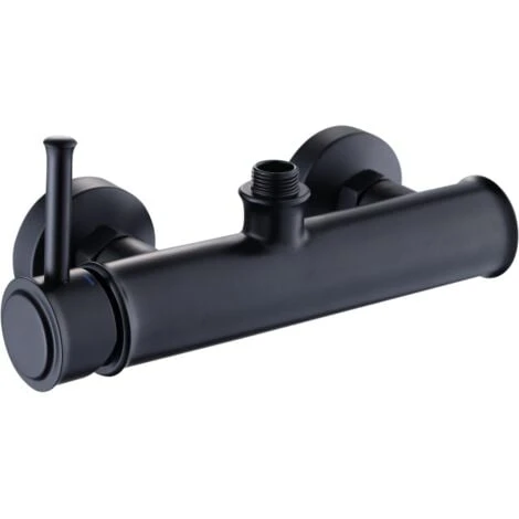 Conjunto De Ducha - Ducha De Lluvia De 20 Cm - Con Grifo Monomando De Ducha - Negro - Para Zurdos 6 Conjunto De Ducha - Ducha De Lluvia De 20 Cm - Con Grifo Monomando De Ducha - Negro - Para Zurdos - Imagen 4