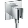 HANSGROHE Codo De Conexión Con Soporte Cuadrado Cromado 2 HANSGROHE Codo De Conexión Con Soporte Cuadrado Cromado -Mundo Ducha 78130889 1
