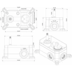 Conjunto De Ducha Empotrada A Ras De Techo ACTON Negro Mate -Mundo Ducha 79171885 5