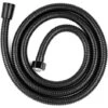 Manguera De Ducha De Acero Inoxidable Negro 2m Conector De G1/2 Flexos De Ducha Para Baño Bañera -Mundo Ducha 81390482 1