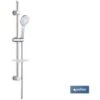 KIT DUCHA BARRA DESLIZANTE 3 PCS 5 FUNCIONES BLANCO -Mundo Ducha 81941945 1
