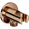 ROCA A5B5250RG0 AQUA Toma De Agua 1/2 Para Flexible De Ducha Con Soporte Integrado Oro Rosa -Mundo Ducha 83689488 1