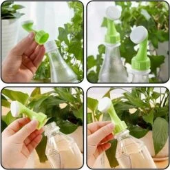 10 Uds Tapa De Botella De Riego, Botellas De Spray Para Cabezal De Ducha, Para Botellas De Agua, Herramienta De Riego Para Macetas -Mundo Ducha 86010280 5