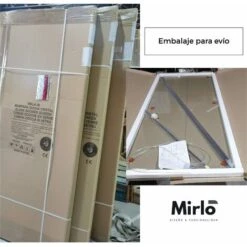 Panel Fijo De Ducha WALK IN Perfil Negro 60x195 Cm Grosor Cristal 6 Mm -Mundo Ducha 86660537 4