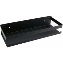 Estante De Pared Para Baño 20-40 Cm Estante De Ducha De Cocina De Baño Negro Mate Moderno （3010.56cm）