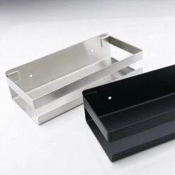 Estante De Pared Para Baño 20-40 Cm Estante De Ducha De Cocina De Baño Negro Mate Moderno （3010.56cm） -Mundo Ducha 87683292 5