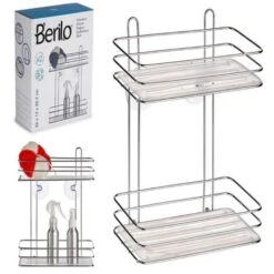 BLUNGI Estanteria Baño 2 Baldas 26x12x30,3 Cm 17753